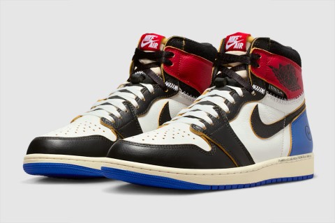 AJ1 Union x Fragment Black/Varsity Red (IO7847-002)