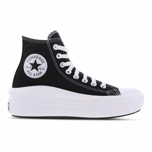 Converse Ctas Move Platform High Sneakers Dames - Zwart