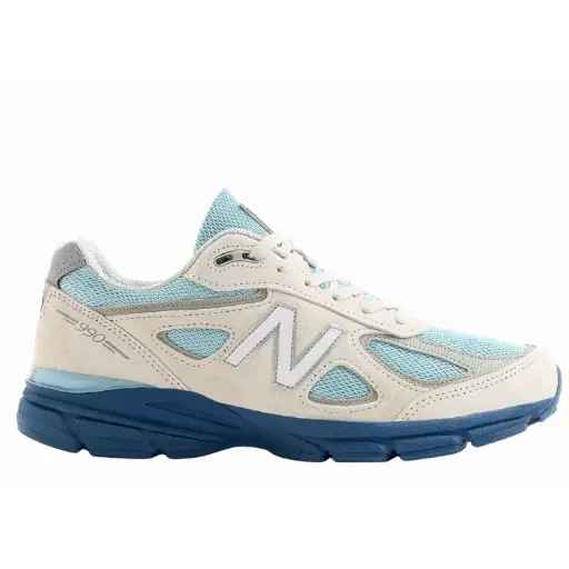 New Balance 990v4 Made in USA Blue Crab Cloud Blue