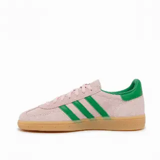 Adidas Wmns Handball Spezial Clear Pink/green/gold Met. Sneaker Women Light Pink 