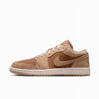 Air Jordan 1 Low damesschoenen - Bruin