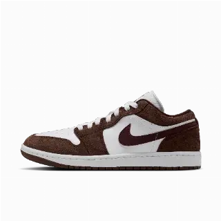 Air Jordan 1 Low damesschoenen - Bruin