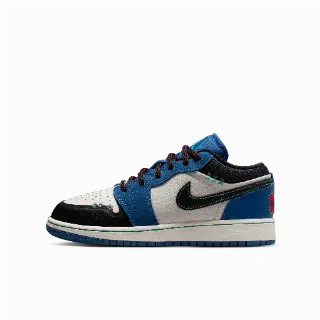 Air Jordan 1 Low SE kinderschoenen - Blauw