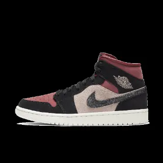 Air Jordan 1 Mid Damesschoenen - Oranje