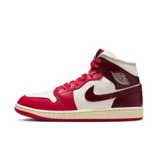 Air Jordan 1 Mid Damesschoenen - Wit
