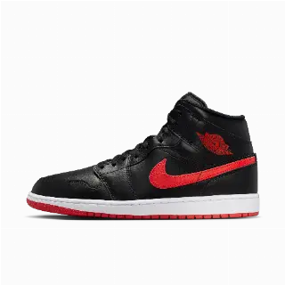 Air Jordan 1 Mid Herenschoenen - Zwart