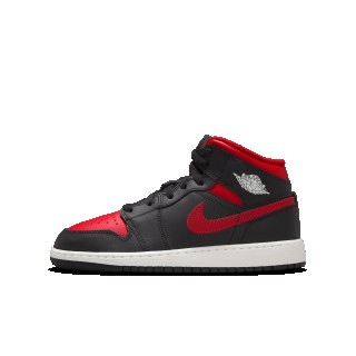 Air Jordan 1 Mid Kinderschoenen - Zwart