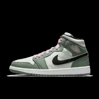 Air Jordan 1 Mid SE Damesschoen - Groen