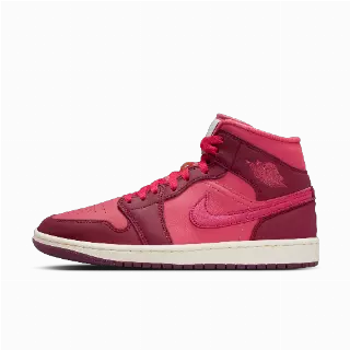 Air Jordan 1 Mid SE Damesschoenen - Rood