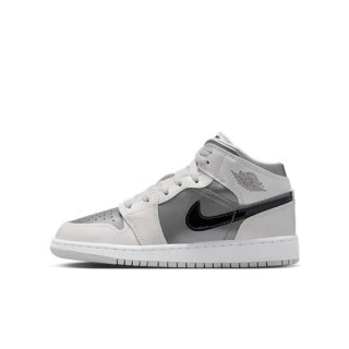 Air Jordan 1 Mid SE kinderschoenen - Grijs