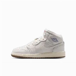 Air Jordan 1 Mid SE kinderschoenen - Grijs