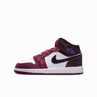 Air Jordan 1 Mid SE kinderschoenen - Paars