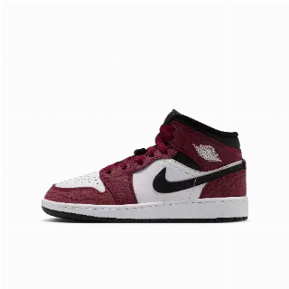Air Jordan 1 Mid SE kinderschoenen - Rood