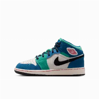 Air Jordan 1 Mid SE kinderschoenen - Wit