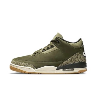 Air Jordan 3 Retro 'Medium Olive' herenschoenen - Groen