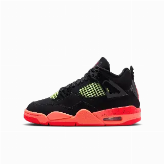 Air Jordan 4 Retro kinderschoenen - Zwart
