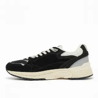 Autry Hyperway Low Suede Mesh Sneaker Men Black 