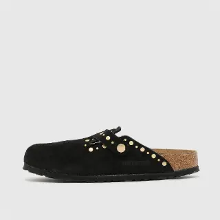 Birkenstock Boston Rivet LEVE (narrow) Low Shoe Women Black 