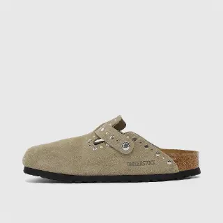 Birkenstock Boston Rivet LEVE (narrow) Low Shoe Women Grey 