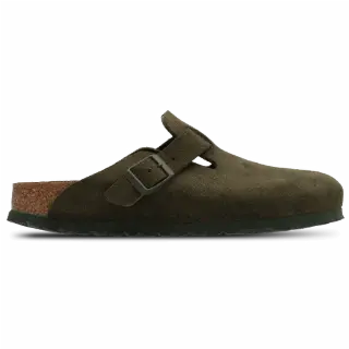 Birkenstock Suede Slippers en Sandalen Dames - Groen