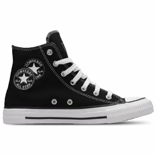 Converse Ctas Hi Kindersneakers - Zwart