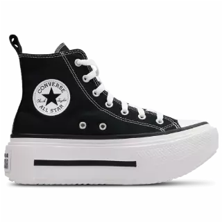 Converse Ctas Lift Double Stack Kindersneakers - Zwart