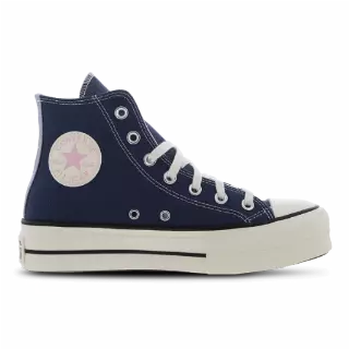 Converse Ctas Lift Platform High Sneakers Dames - Blauw