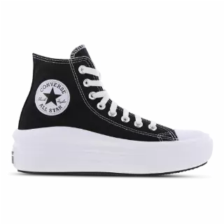 Converse Ctas Move Platform High Sneakers Dames - Zwart