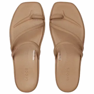 Crocs Miami Slippers en Sandalen Dames - Bruin