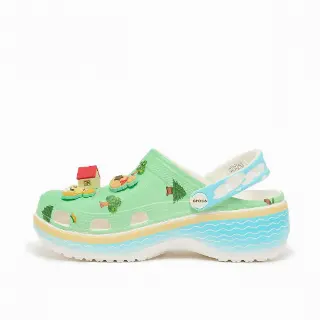 Crocs X Animal Crossing Wmns Platform Clog Low Shoe Women Multi-colour 