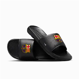 FC Barcelona Victori One Nike voetbalslippers voor heren - Zwart