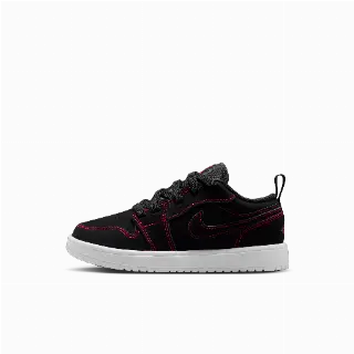 Jordan 1 Low Alt Kleuterschoenen - Zwart