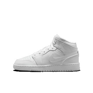 Jordan 1 Mid Kinderschoenen - Wit