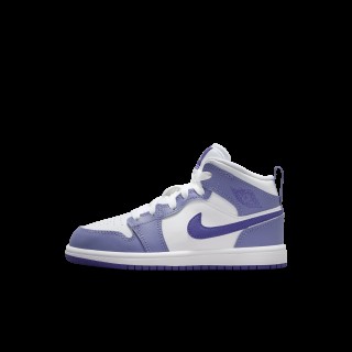 Jordan 1 Mid Kleuterschoenen - Paars