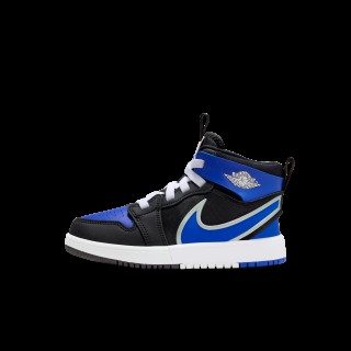 Jordan 1 Mid RM EasyOn kleuterschoenen - Zwart