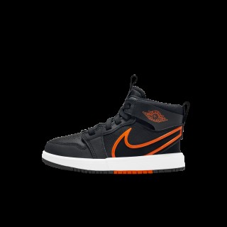 Jordan 1 Mid RM EasyOn kleuterschoenen - Zwart