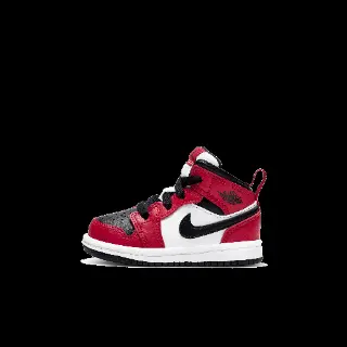 Jordan 1 Mid Schoen voor baby's/peuters - Zwart