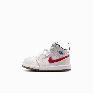 Jordan 1 Mid Schoenen voor baby's/peuters - Grijs