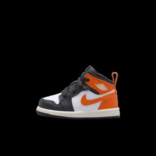 Jordan 1 Mid Schoenen voor baby's/peuters - Oranje