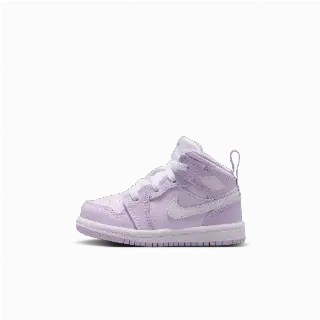 Jordan 1 Mid Schoenen voor baby's/peuters - Paars