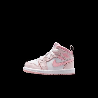 Jordan 1 Mid Schoenen voor baby's/peuters - Roze