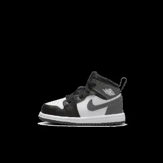 Jordan 1 Mid Schoenen voor baby's/peuters - Zwart