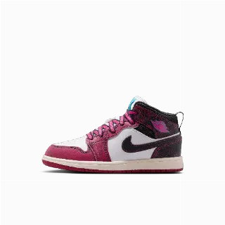 Jordan 1 Mid SE kleuterschoenen - Paars