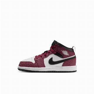 Jordan 1 Mid SE kleuterschoenen - Rood