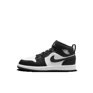 Jordan 1 Mid SE kleuterschoenen - Zwart