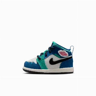 Jordan 1 Mid SE schoenen voor baby's/peuters - Wit