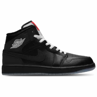 Jordan 1 Mid Sneakers Heren - Zwart