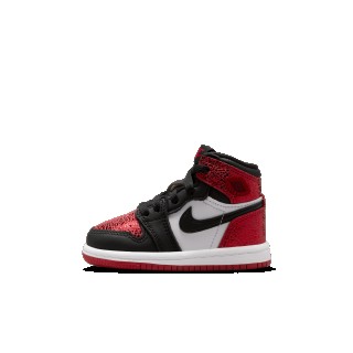 Jordan 1 Retro High OG Schoenen voor baby's/peuters - Rood