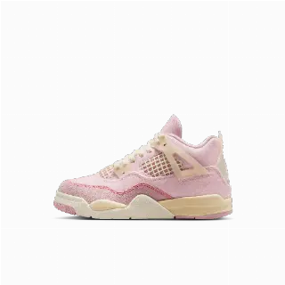 Jordan 4 Retro 'Pearl Pink and Iced Carmine' kleuterschoenen - Roze