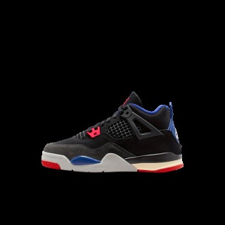 Jordan 4 Retro 'Rare Air' kleuterschoenen - Zwart